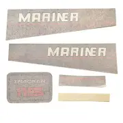 Marnier Boat Engine Decals | Gray Outboard Stickers (Kit)