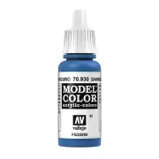 VJP70930 Acrylicos Vallejo Model Color: Matt: Dark Blue (17 ml.)