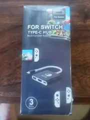 Nintendo Switch Dock & Steam Deck Portable Hub - Multi-function Adapter Black