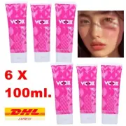 6X VOOX DD Cream Body Lotion Sunscreen Tone Healthy Skin SPF50 100ml