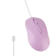 High Sensitivity Type C Cord Mouse USB C Mice 3 Button 1000DPI for Win PC, Laptop and More Type C Devices Multicolor