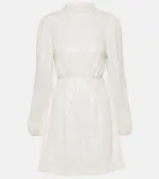 [Rixo] Rixo Lara Bridal sequined minidress AU 14 white