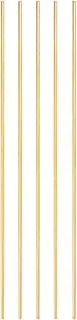 uxcell 5 Pcs Brass Round Rod, 3mm x 10" Lathe Bar Stock H62 Brass Round Stock for DIY Craft Making Hardware Novelty Model Car Plane Boat Ship, Copper