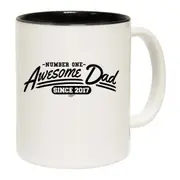 Awesome Dad Since 2017 Mug Cup