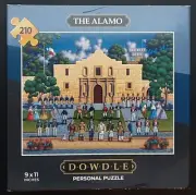 210 Piece The Alamo DOWDLE Puzzle, 9” x 11”