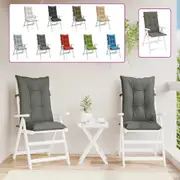 Highback Chair Cushions Sofa Couch Seat Pad Pillow Backyard Garden Fabric vidaXL