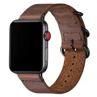 在飛比找蝦皮商城優惠-復古真皮錶帶復古錶帶兼容 Apple Watch Ultra