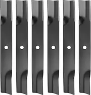 Ecreban 110-6837-03 Mower Blades Fit for Toro TimeCutter 50" Deck, High Lift Blades Compatible with Toro Z5000 SS5060 50" Zero Turn Mower Riding Tractor, Replace 115-5059-03, 112-9759-03, 6 Pack