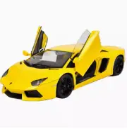 Welly 1:18 Lamborghini Aventador LP700-4 Racing Diecast Model Car Yellow IN BOX