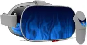 Skin Wrap for Oculus Go Fire Blue