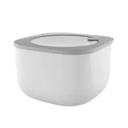 Guzzini Store & More 2.88L Square Shallow Airtight Container w/ Lid Dark Grey