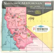 NORTHERN CALIFORNIA 3d View-Master 3 Reel Packet SEALED NIP A168