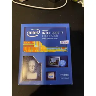 Intel Core i7-5930K 盒裝 二手良品 X99主機板CPU