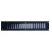 Caststo- Cast Aluminum Air Return Grille 4"x30" (Overall 6" x32") | Model - Rock