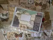 HANDMADE Old Book LACE POETRY Art Junk Journal Grimoire Tome Cosplay Diary codex