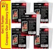 5 x Ultra Pro Card Sleeves Easy Grip Sleeves Clear 100ct