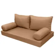 |COVER ONLY| Style 2 Full Knife Edge Daybed Mattress Bolster Pillow Covers AD104