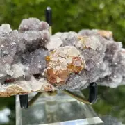 250g 12x5x5cm Purple Sphalerite with Chalcedony from China