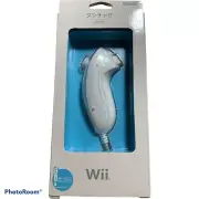 Nintendo Wii Nunchuck Shiro White RVL-004 - Japan Version