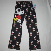 Brief Insanity Peanuts Snoopy Mens Women's Lounge Pajama Pants NWT Joe Cool M