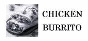 Chicken Burrito, Label, Commercial, Food, B/W, Meat Takeaway, Asian, Indian