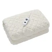Dreamaker Pinsonic Quilted Sherpa Fleece Electric Blanket [King Single]
