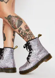 [Dr. Martens] Blue 1460 Farrah Glitter Boots