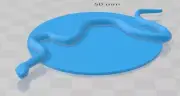 Giant Constrictor Snake Mini - DND - Pathfinder - Dungeons & Dragons - RPG - Tab