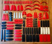 LEGO TECHNIC HUGE LOT PANELS FAIRINGS NEW PARTS MOC MINDSTORMS RED BLACK 119