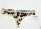 Calvin Klein CK One Cotton Thong Panty Charming Khaki QF5733 Sz L - NWT