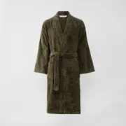 Sheridan Orson Canopy Robe in Moss Cotton