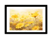Orange Flower Art Framed Art Framed print Art Poster