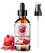 Organic Pure Pomegranate Seed Oil - 2oz | Premium Cold-Pressed Oil for Skin, Hai