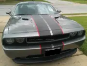 8" Twin 2 color Rally Racing Stripe Stripes Set FIT 2008 - 2023 Dodge Challenger