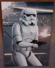 Star Wars Stormtrooper Glossy Art Print 11 x 17 In Hard Plastic Sleeve