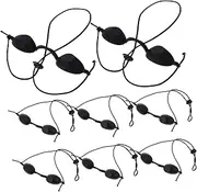 HAKIDZEL 10Pcs LED Light Eye Protectors UV Safety Eye Patches for Ipl Tanning Teeth Ergonomic Design Comfortable Material Black