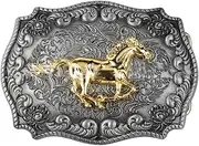 [yifulun] Big Cowboy Belt Buckle Long Horn Belt Buckle Metal Belt Buckle for Men Cowboy Head Vintage Western Belt Buckle/1203