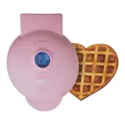 Dash Mini Heart Maker Pizzelle Waffle 4" Non-Stick New Great Gift! Valentine's