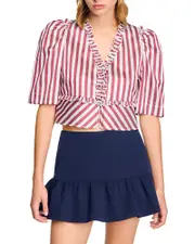 Sandro Striped Blouse