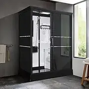Prefab Luxury Integrated Bathroom Pod All in One Modular Shower Room & WC Unit for Hotels,Residences, & Commercial Spaces (Size, Small 43X55X85 INCH 1, All-in-One Bathroom Module)