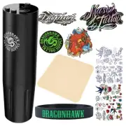 Dragonhawk X8 Wireless Tattoo Pen Machine Gun, 180-9000 Rpm Speed Control Pen