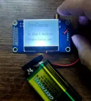 High Accuracy 1-500MHz Frequency Counter Tester RF Meter Mod 12864 LCD Display