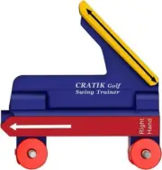 Golf Swing Trainer - CRATIK - Swing Training Aid Direction Guides Takeaway Aid