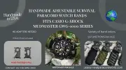 Casio G-Shock Mudmaster GWG-1000 Series Adjustable Paracord Survival Watch Band