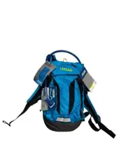 CAMELBAK 115402000 Mini M.U.L.E. 50oz Kid's Hydration Back, Atomic Blue