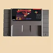 Royal Retro Aero the Acro-Bat 16 bit Big Gray Game Card For NTSC Game Player