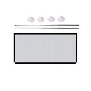 Pet Dog Baby Safety Gate Mesh Retractable Guard Fence for Indoor Kitchen Net