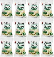 Miko Brand Freeze Dried Soup Vegetarian miso 3.24 Ounce Pack of 12