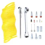 20x Multipurpose Essential Air Compressor Toolkit Including Hose And Duster Guns