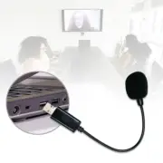 Omnidirectional USB Lapel Mic Microhone for Interviews Live Streaming